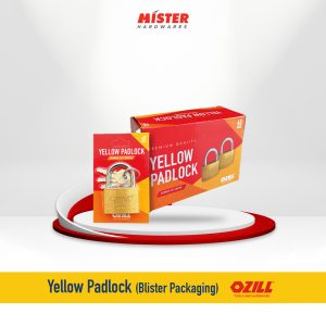 Gembok Besi Kuning Per (Box packaging) OZILL
