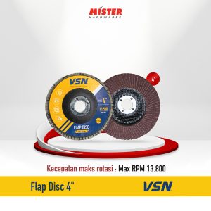 VSN Flap Disc 4” / Amplas Susun All Grit