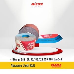 Amplas Kain Roll OZILL 100mm x 20m All grit