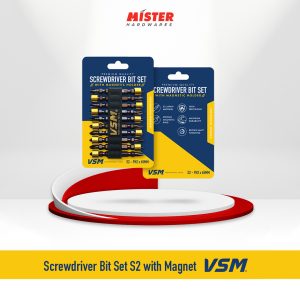 Screwdriver Bit Set VSM / Mata Obeng Angin + Magnet