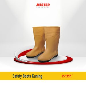 VPR Sepatu Boot proyek Karet KUNING